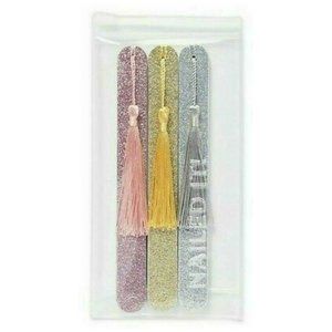 Macy's Nailed It Set 3 Piece Glitter Nail Files in Case